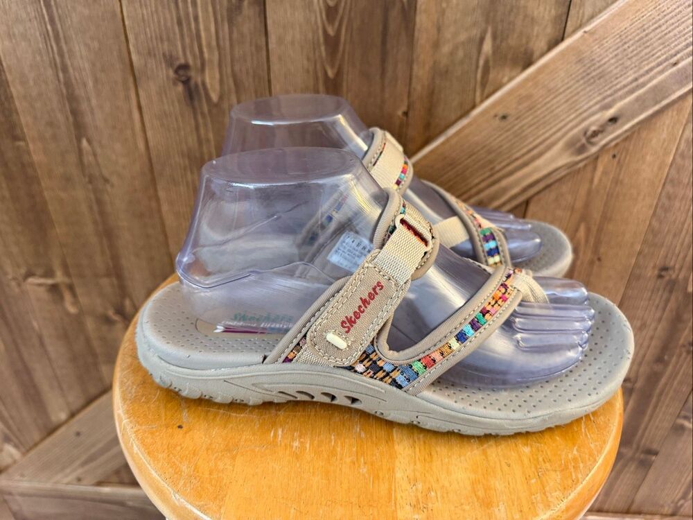 Skechers Outdoor Lifestyle Women’s Size 7 Beige Strappy Sport Sandals